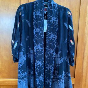 Sold: Johnny Was Feather Paloma Kimono-NWT.